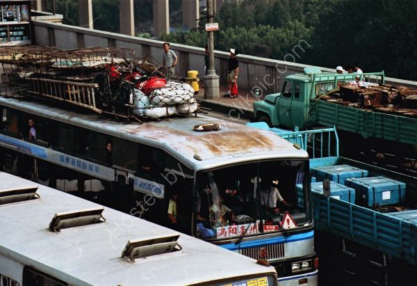 Buses, Yantze River Bridge, Nanjing